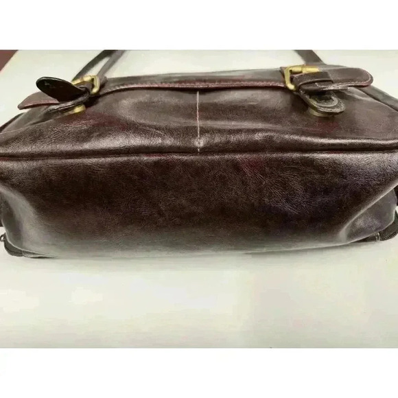 COPY - Messenger Bag Leather Brownish Red Carries up to 16.4" Laptop - Picture 3 of 14